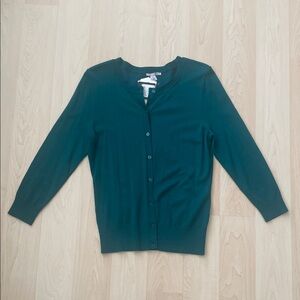 Halogen Teal Blue Green Cardigan